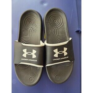 Under Armour Men's UA Ignite Select Slides - Black / White - Size 10 NEW w/ Tag